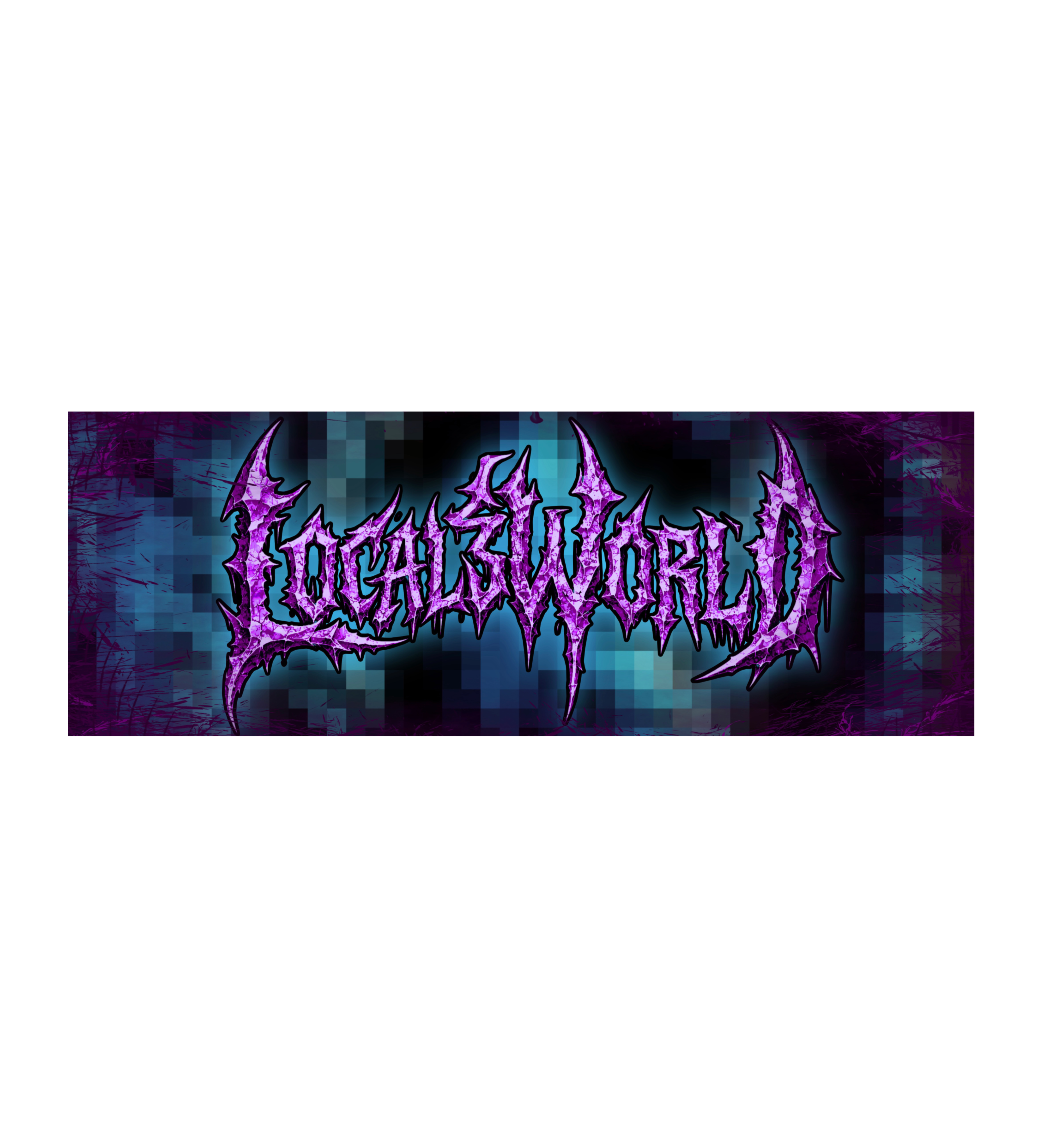 Pixilated Sticker