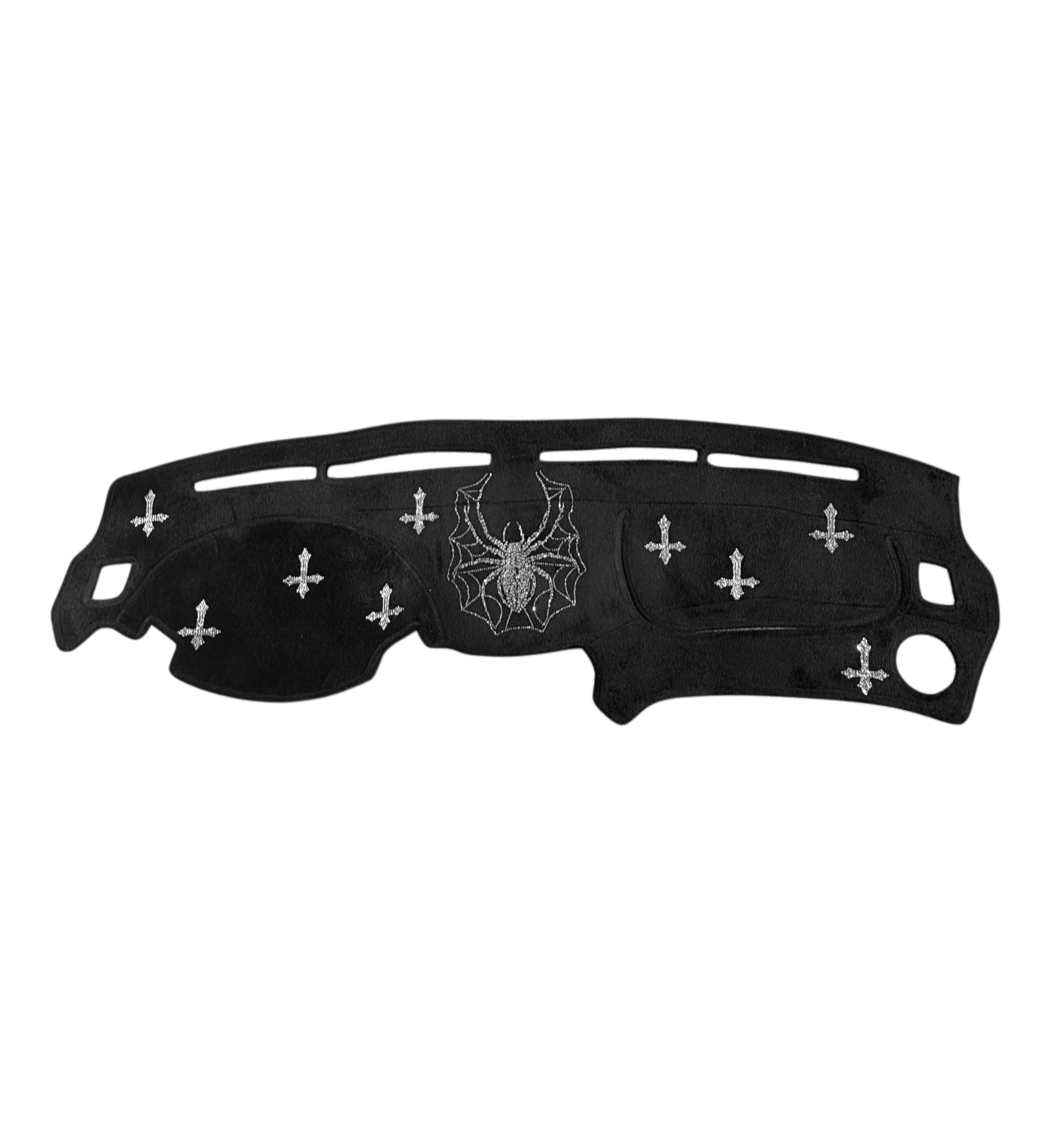 Rhinestone Spider and Crosses