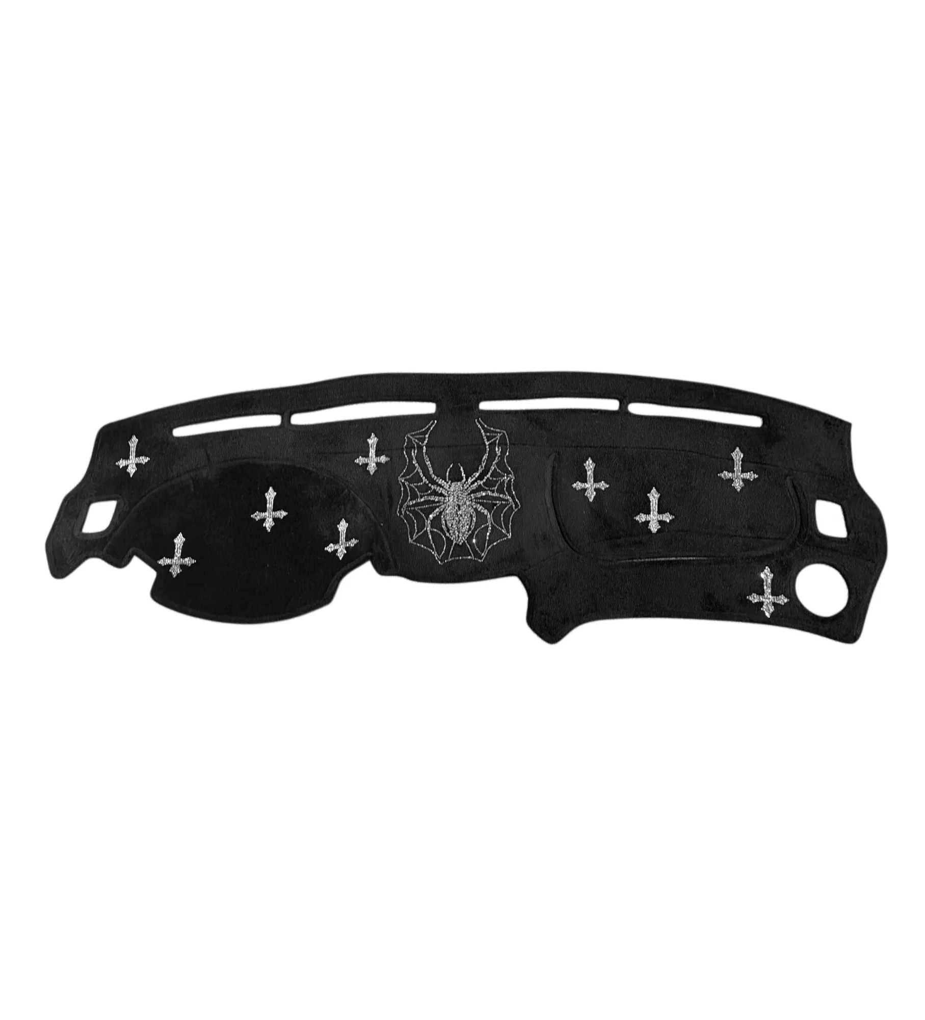 Rhinestone Spider and Crosses